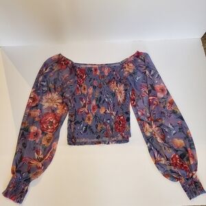 XS Anthropologie off-the-shoulder shirt